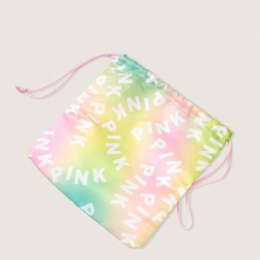 VS PINK Reusable Drawstring Gift Bag